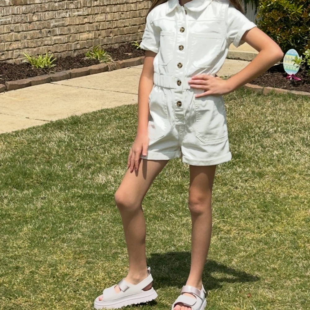GB Girls Denim Romper